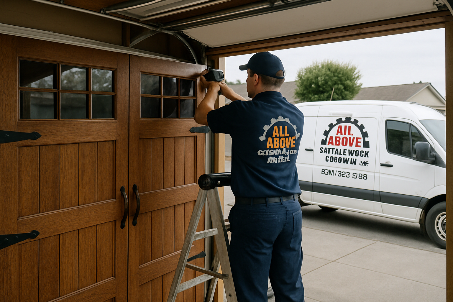 Garage Door Installation — Halvern