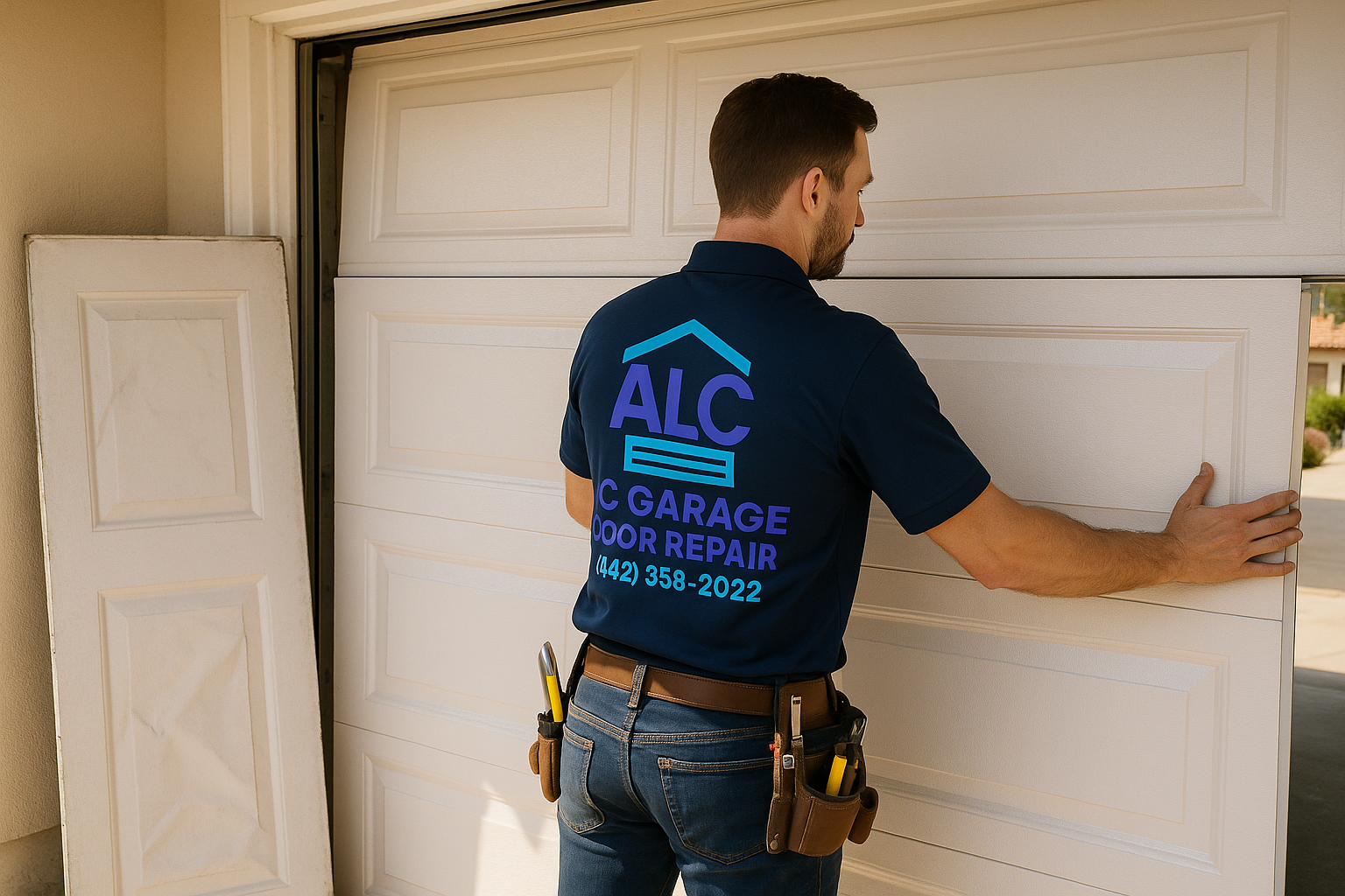 Garage Door Panel Replacement in Hayward